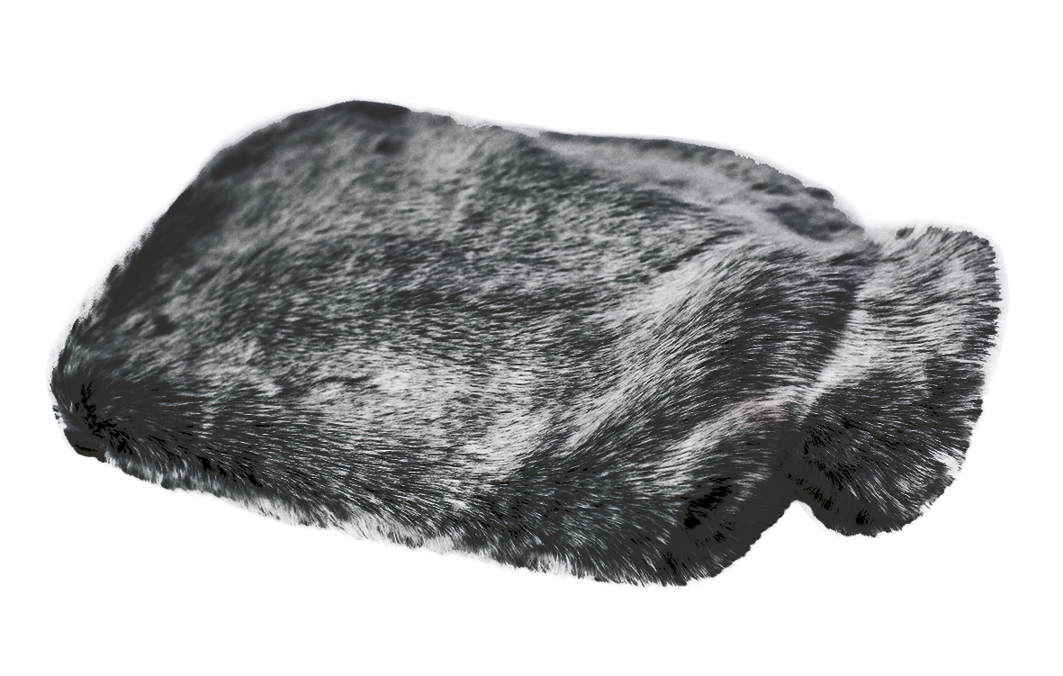 Bouillotte avec housse en fausse fourrure - 2 tailles