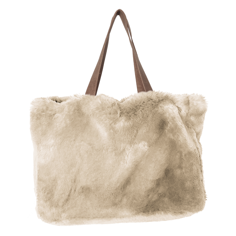 Sac Cabas en fausse fourrure