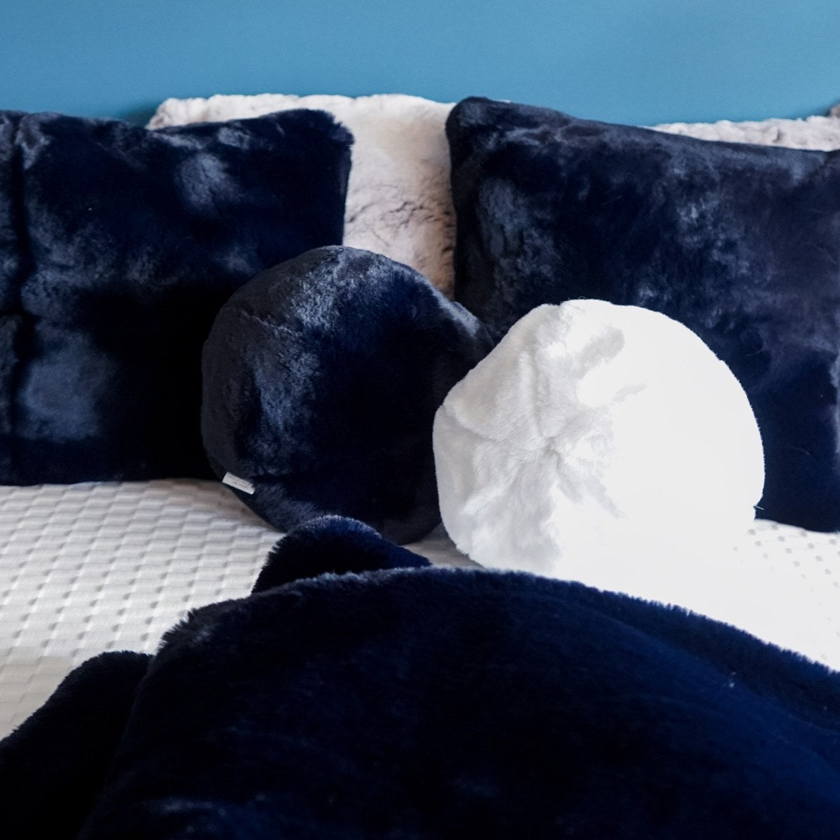Navy Blue Cushion