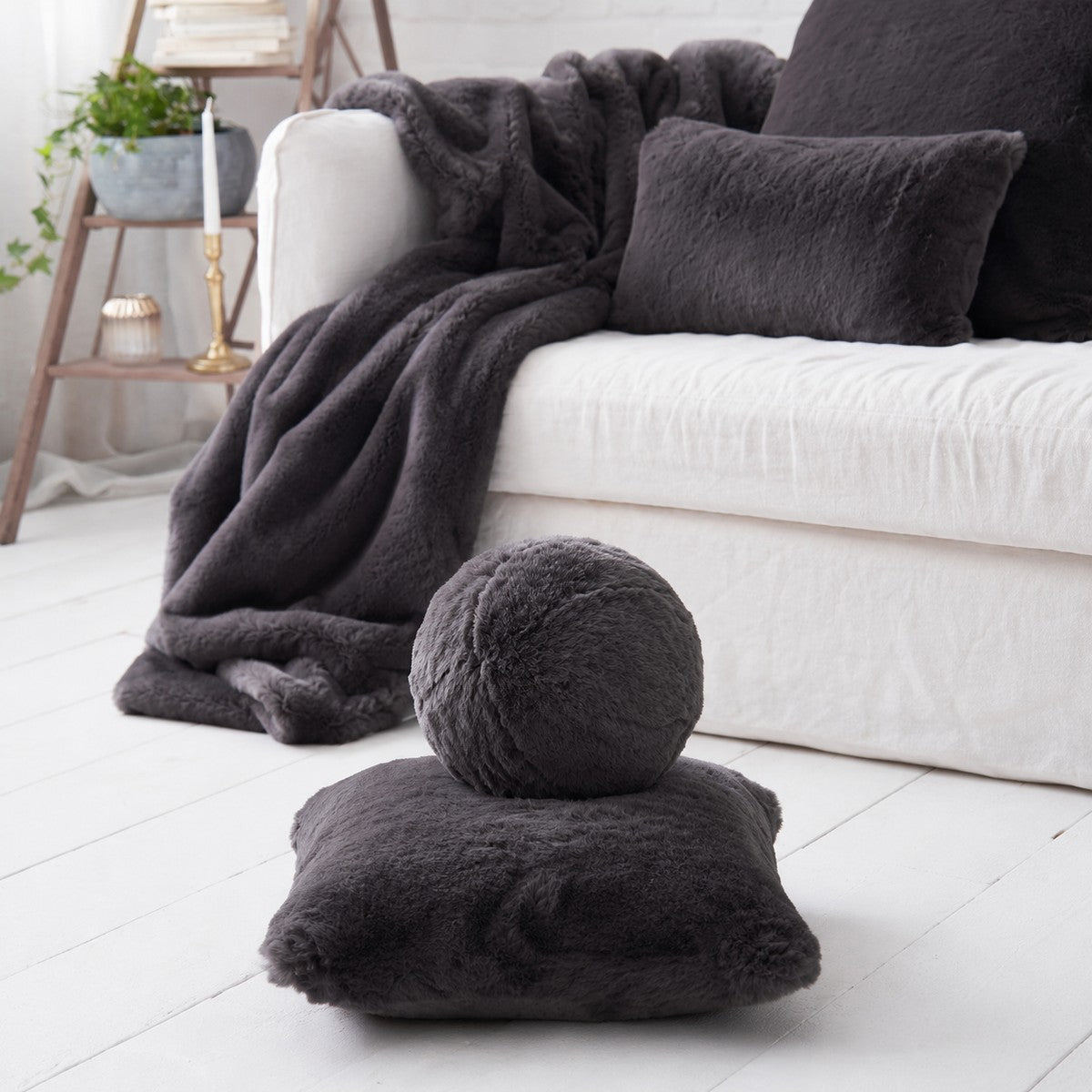 Coussin Gris Smoky