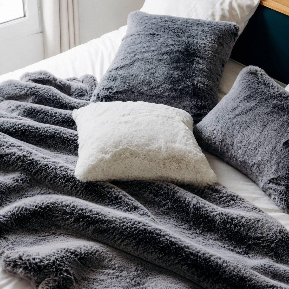 Frosted Black Cushion