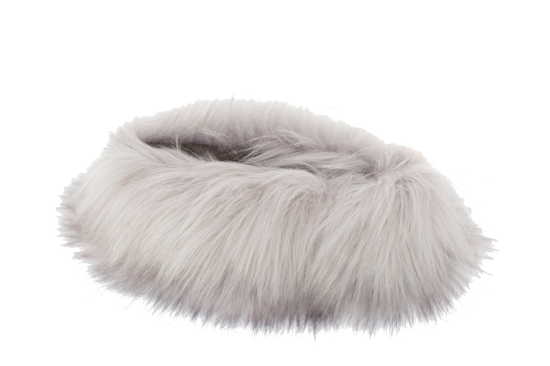 Petit col / Bandeau en fausse fourrure