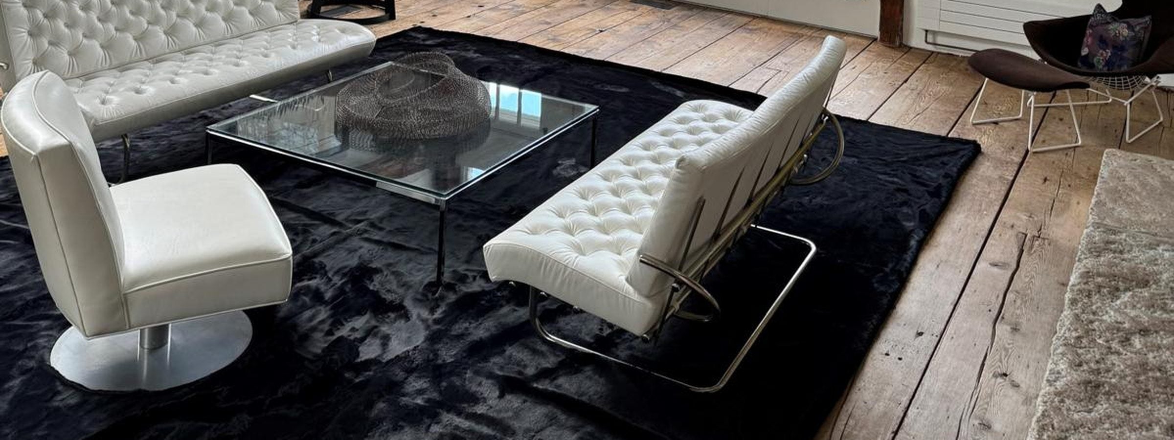 Tapis en fausse fourrure