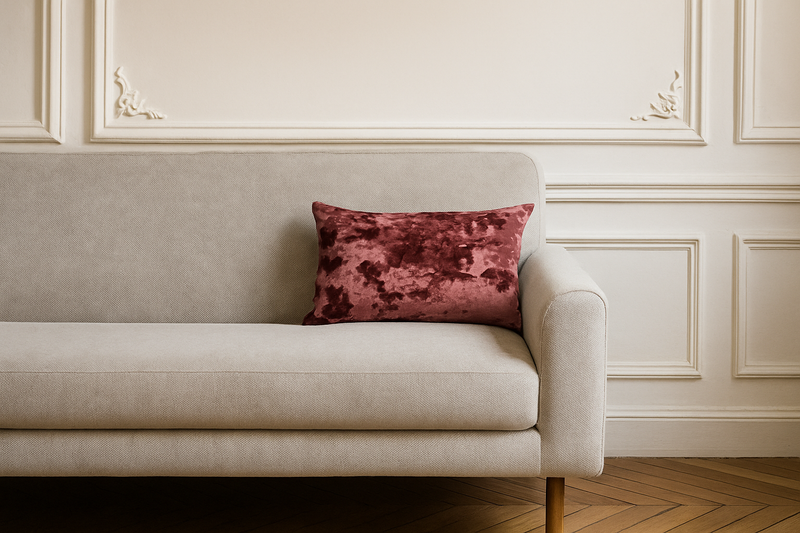 Housse de coussin en velours moiré - différentes tailles