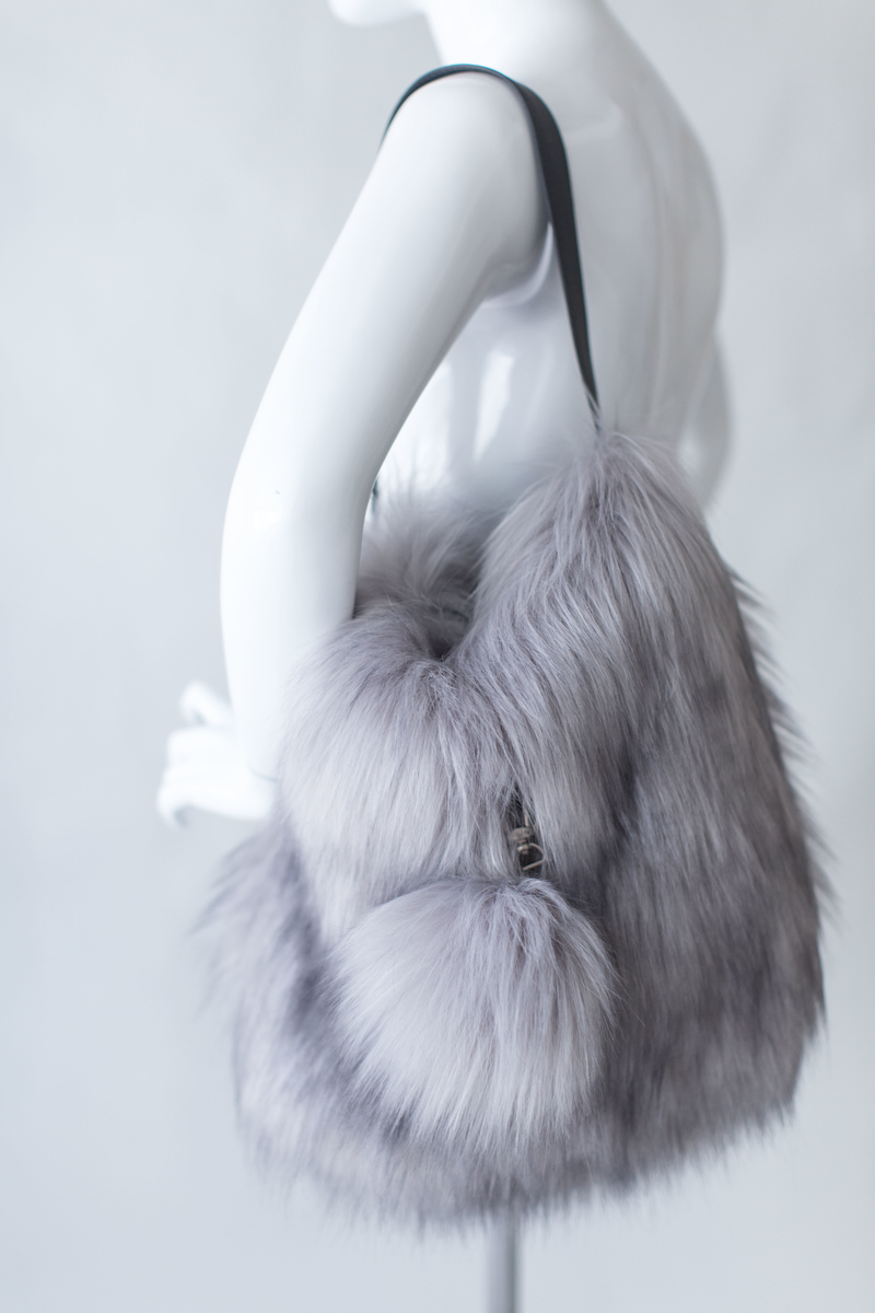 Sac en fausse fourrure