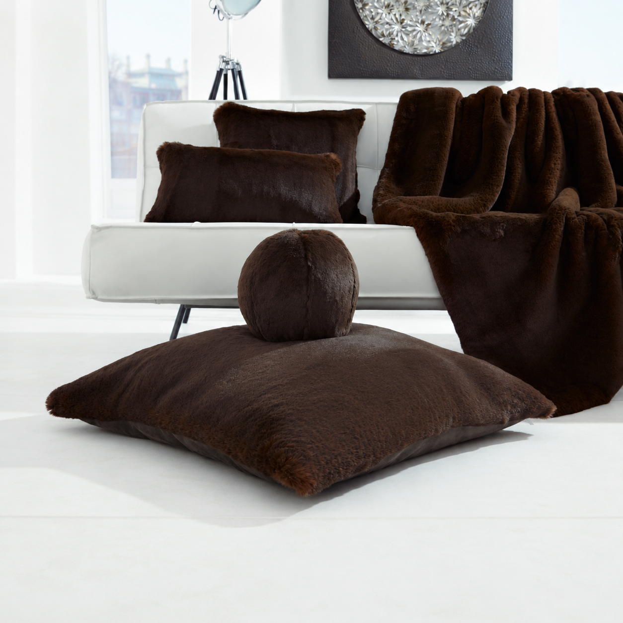 Coussin de sol Chocolat