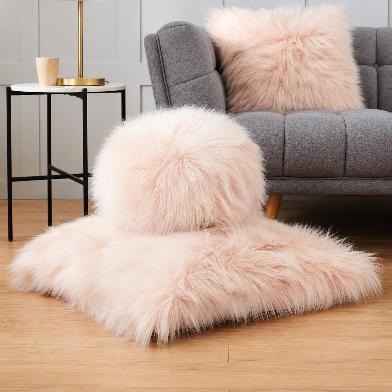 Coussin de sol Himalaya Blush