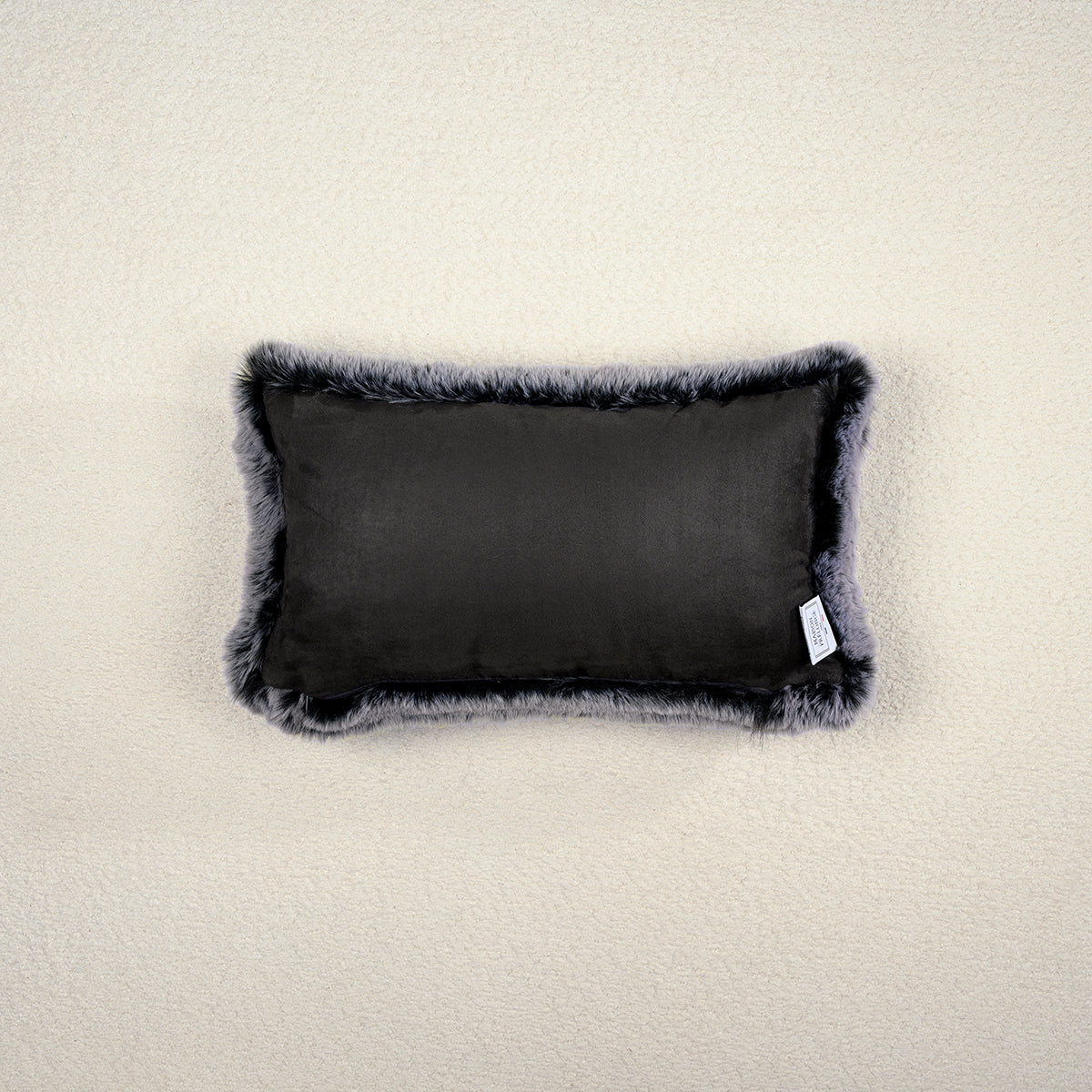Coussin Noir Givré