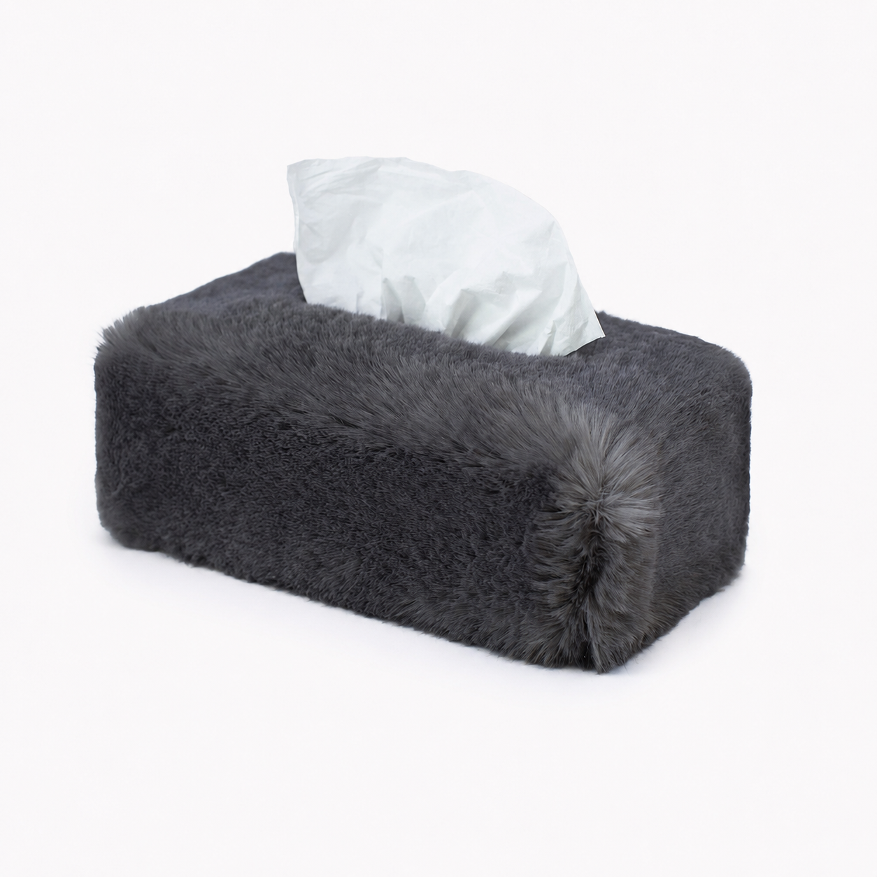 Housse Boîte à mouchoirs Gris Smoky
