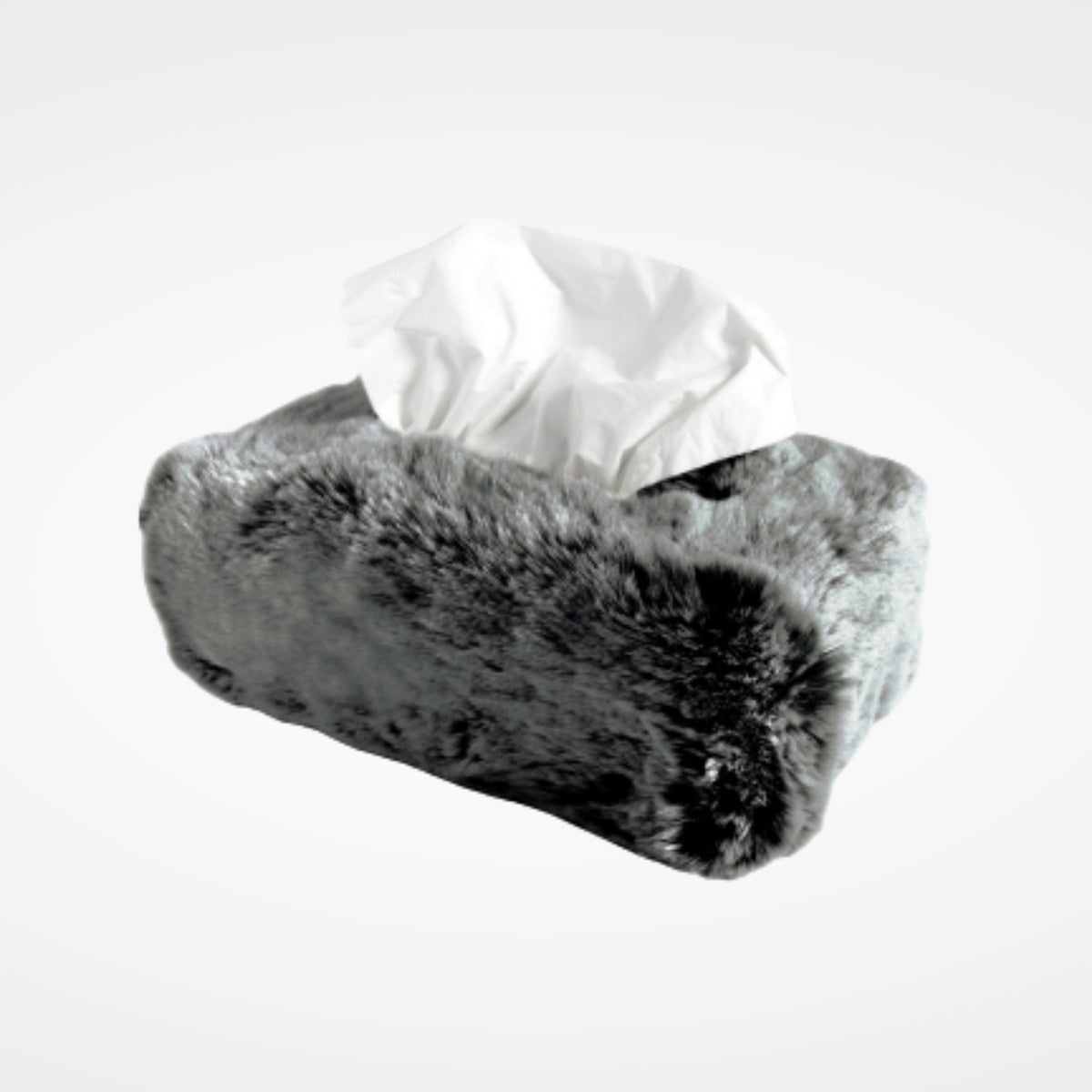 Housse Boîte à mouchoirs Noir Givré