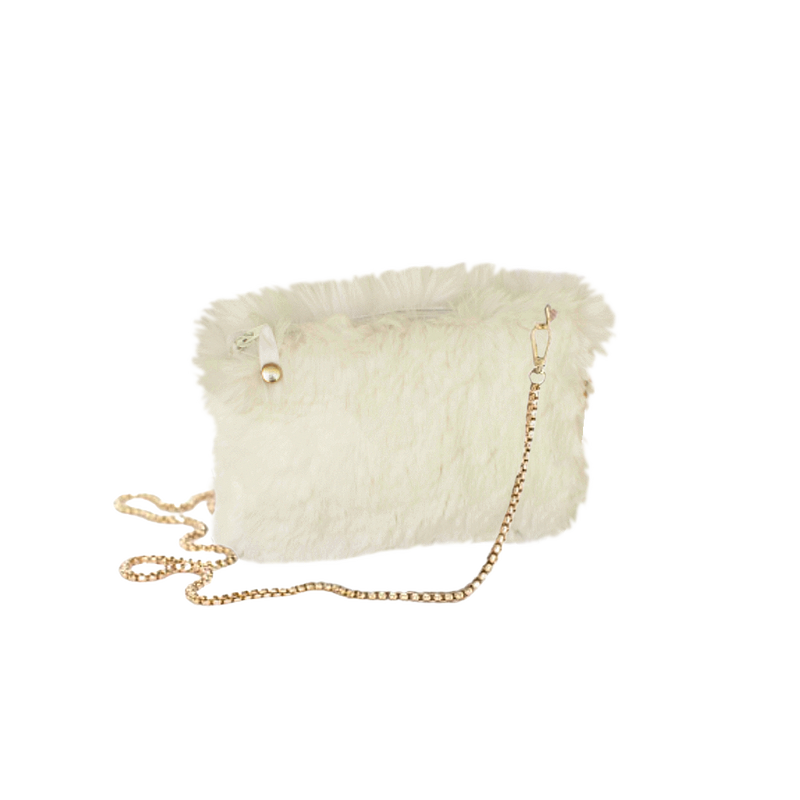 Sac Pochette en fausse fourrure