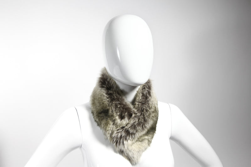 Petit col / Bandeau en fausse fourrure
